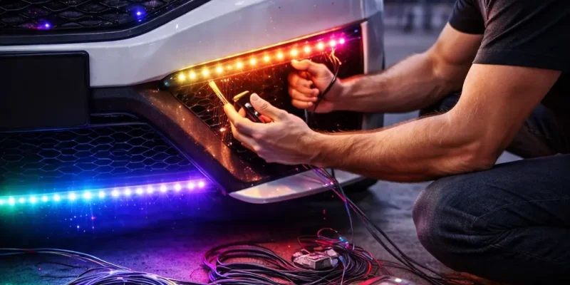 LED Light Installation